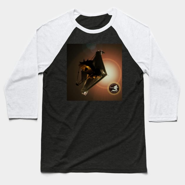James Webb Space Telescope (JWST) Baseball T-Shirt by Caravele